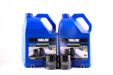 Yamaha - Twin Engine Oil Change Kit - 20W-40 - F115